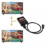 POWERTECH HDMI splitter CAB-H173, 1-in σε 2-out, 4K/30Hz, HDR/HDCP, μαύρο - 5210131109281 - Image 2