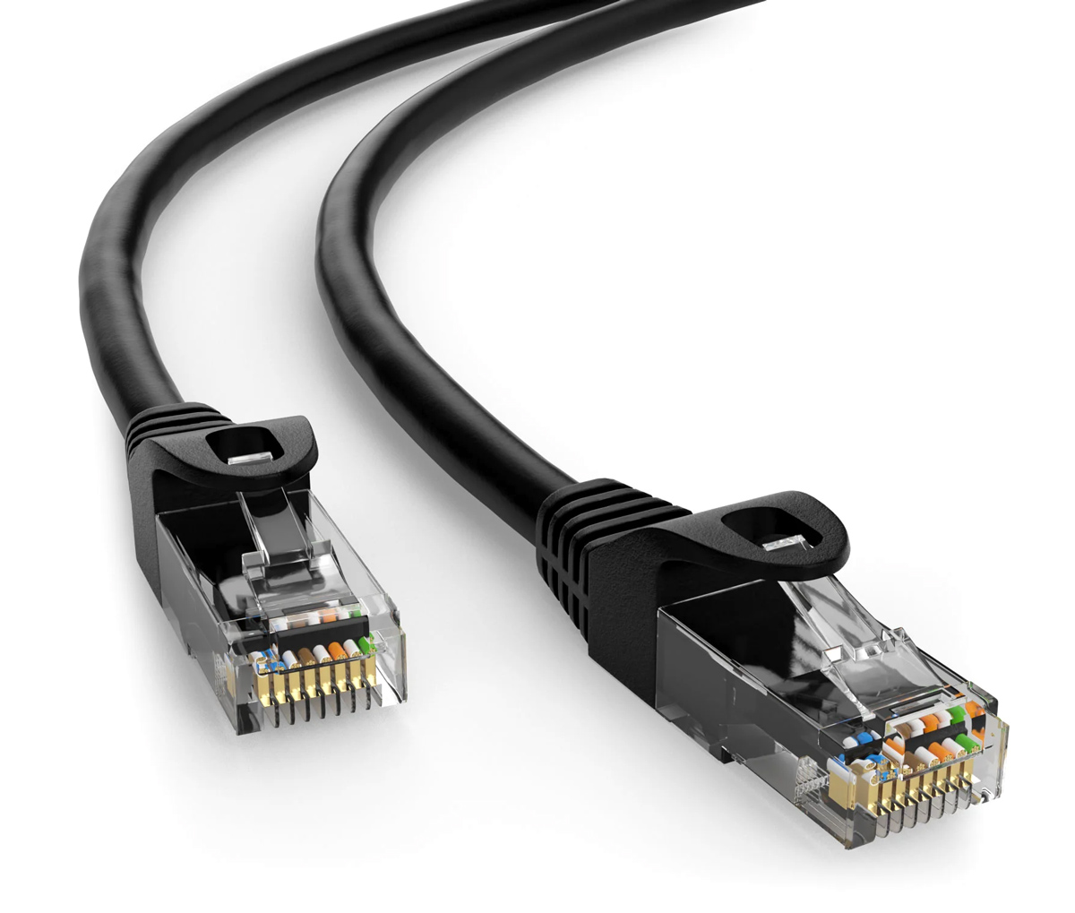 CAB-N407 POWERTECH καλώδιο δικτύου CAB-N407, Cat 6 U/UTP, CCA, 250Hz, 7.5m, μαύρο - 5210131103531 - Image 1