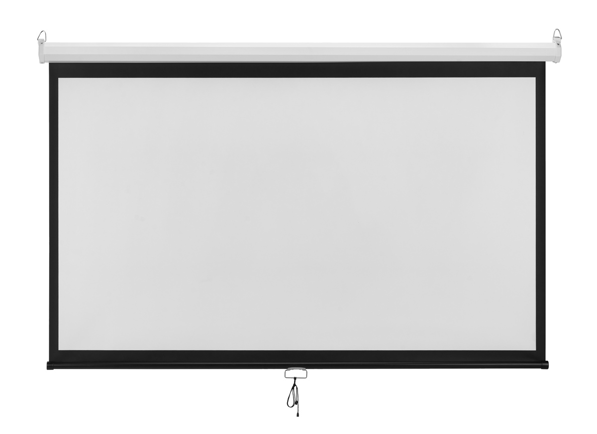 ESBA100 BRATECK οθόνη προβολής projector τοίχου/οροφής ESBA100, 221x124cm, 16:9/100", πτυσσόμενη - 5210131143223 - Image 1