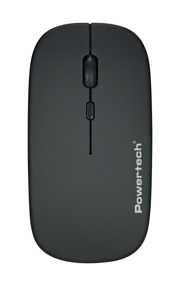 PT-1381 POWERTECH ασύρματο ποντίκι PT-1381, 2.4GHz & Bluetooth, έως 1600DPI, 500mAh, μαύρο - 5210131122754 - Image 1