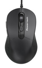 POWERTECH ενσύρματο ποντίκι PT-1467, οπτικό, έως 1600DPI, μαύρο - 5210131138038