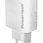 POWERTECH φορτιστής τοίχου PT-1493, USB/USB-C, 20W, λευκός - 5210131135808