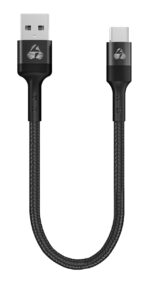 POWERTECH καλώδιο USB-C σε USB PTR-0166, 60W, 480Mbps, 25cm, μαύρο - 5210131136485