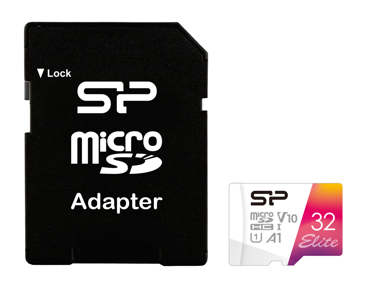 SP032GBSTHBV1V20SP SILICON POWER κάρτα μνήμης microSDXC Elite, 32GB, C10 UHS-I U1 A1 V10 - 4713436128601 - Image 1