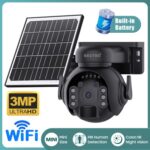 SECTEC smart ηλιακή κάμερα ST-515C-3M-5W-BK, 3MP, WiFi, SD, PTZ, IP65 - 5210131138779 - Image 2