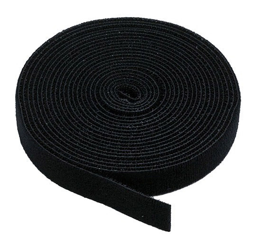 TIES-003 POWERTECH ταινία τύπου velcro TIES-003, πολλαπλών χρήσεων, 20mm, 3m, μαύρη - 5210131015094 - Image 1