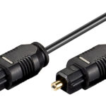 GOOBAY καλώδιο ήχου Toslink 50447, gold plated, 2.2mm, 2m, μαύρο - 4040849504471