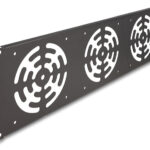 DELOCK κάλυμμα για 3x 120mm ανεμιστήρες 66747 για rack 19"/3U, μεταλλικό, μαύρο - 4043619667475