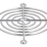 DELOCK σχάρα για 80mm ανεμιστήρα 67306, μεταλλική, ασημί - 4043619673063