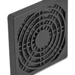 DELOCK σχάρα για 80mm ανεμιστήρα 67311 με φίλτρο σκόνης, πλαστική, μαύρη - 4043619673117