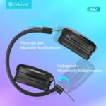 CELEBRAT headphones A42, ασύρματα & ενσύρματα, 40mm, 300mAh, μαύρα - 6925146989030 - Image 2