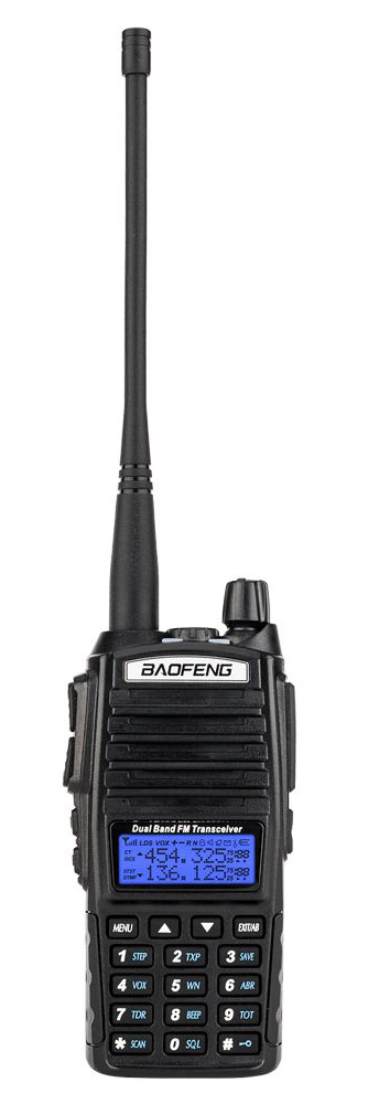 BFG-UV-82 BAOFENG ασύρματος πομποδέκτης UV-82, VHF/UHF, 5W, μαύρος - 5210131130490 - Image 1