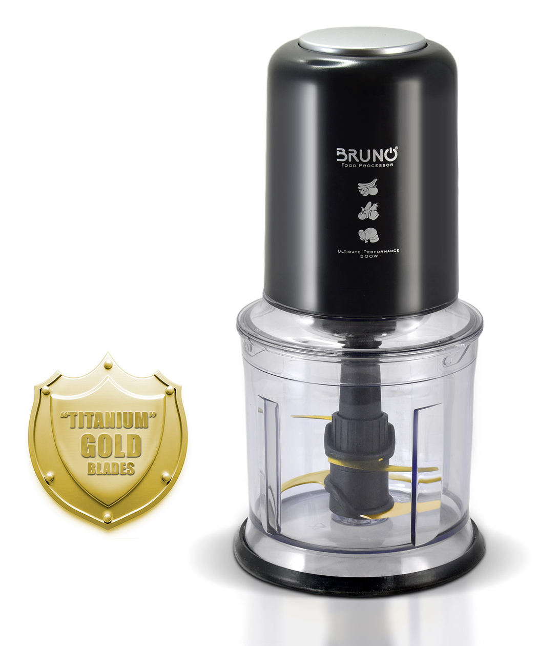 BRN-0247 BRUNO πολυκόπτης BRN-0247, 500W, 700ml, 4 λεπίδες, μαύρο - 5210131138151 - Image 1