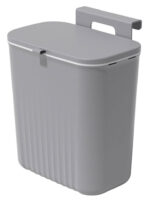 HOME USE κάδος απορριμμάτων HUH-0152, 9lt, 26x16x29cm, γκρι - 5210131080429