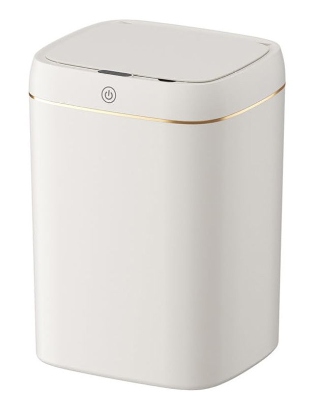 HUH-0251 HOME USE κάδος απορριμμάτων HUH-0251 με φωτοκύτταρο, 9lt, λευκός - 5210131139769 - Image 1