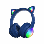 Kiddoboo Delulu Bluetooth Headphones DiscoBeats Blue