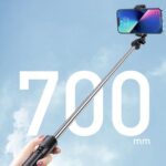 KAKUSIGA selfie stick KSC-1143 με τρίποδο, έως 70cm, Bluetooth, μαύρο - 6921042130897 - Image 2