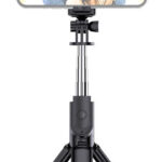 KAKUSIGA selfie stick KSC-1143 με τρίποδο, έως 70cm, Bluetooth, μαύρο - 6921042130897