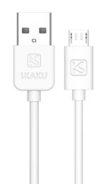 KAKUSIGA καλώδιο micro USB σε USB KSC-332, 2.4A, 480Mbps, 2m, λευκό - 6921042112602