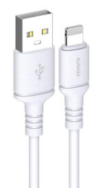KAKUSIGA καλώδιο Lightning σε USB KSC-421, 2.8A, 480Mbps, 2m, λευκό - 6921042115337