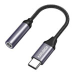 KAKUSIGA αντάπτορας USB-C σε 3.5mm KSC-428, γκρι - 6921042115467