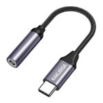 KAKUSIGA αντάπτορας USB-C σε 3.5mm KSC-428, γκρι - 6921042115467
