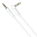 KAKUSIGA καλώδιο ήχου 3.5mm KSC-521, AUX, 90°, HiFi 1m, λευκό - 6921042117904 - Image 2
