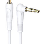 KAKUSIGA καλώδιο ήχου 3.5mm KSC-521, AUX, 90°, HiFi 1m, λευκό - 6921042117904