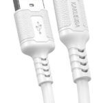 KAKUSIGA καλώδιο Lightning σε USB KSC-984, σιλικόνης, 3Α, 480Mbps, 1m, λευκό - 6921042141787