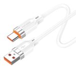 KAKUSIGA καλώδιο USB-C σε USB KSC-995, σιλικόνης, 5A, 480Mbps, 1m, λευκό - 6921042146300 - Image 2