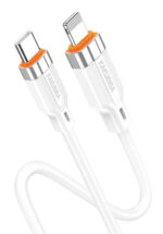 KAKUSIGA καλώδιο Lightning σε USB-C KSC-995, σιλικόνης, 30W, 480Mbps, 1m, λευκό - 6921042146324