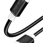 KAKUSIGA καλώδιο USB-C σε USB KSC-998, σιλικόνης, 5A, 480Mbps, 1m, μαύρο - 6921042147611