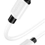KAKUSIGA καλώδιο USB-C σε USB-C KSC-998, σιλικόνης, 100W, 480Mbps, 1m, λευκό - 6921042147666
