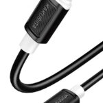 KAKUSIGA καλώδιο Lightning σε USB-C KSC-998, σιλικόνης, 30W, 480Mbps, 1m, μαύρο - 6921042147635