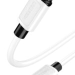 KAKUSIGA καλώδιο Lightning σε USB-C KSC-998, σιλικόνης, 30W, 480Mbps, 1m, λευκό - 6921042147642