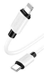 KAKUSIGA καλώδιο Lightning σε USB-C KSC-998, σιλικόνης, 30W, 480Mbps, 1m, λευκό - 6921042147642