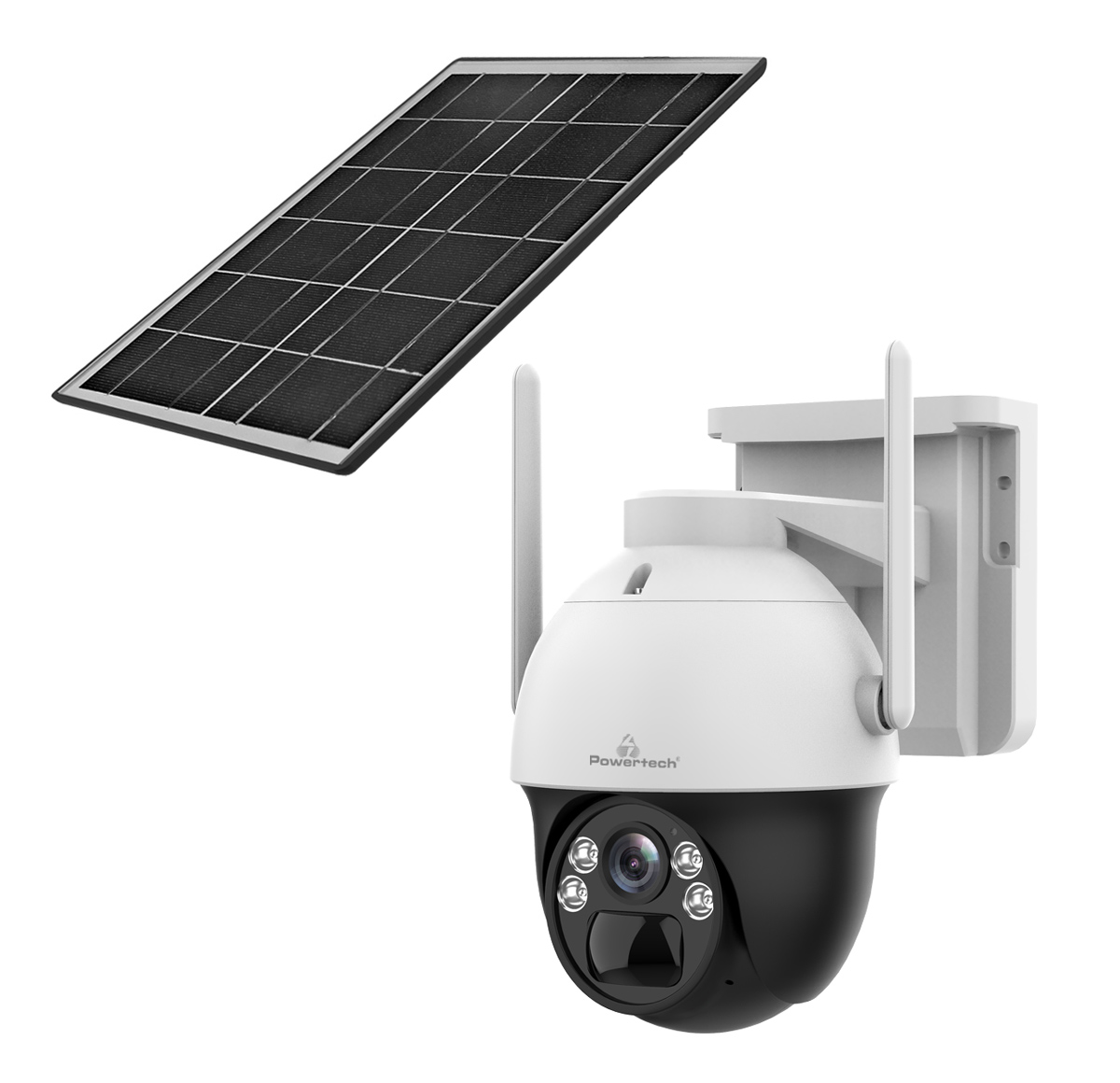 PT-1336 POWERTECH smart ηλιακή κάμερα PT-1336, 4MP, 4G, PTZ, SD, IP66 - 5210131108376 - Image 1