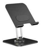 POWERTECH επιτραπέζια βάση για tablet PT-1494, περιστρεφόμενη, foldable, μαύρη - 5210131135280