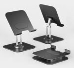 POWERTECH επιτραπέζια βάση για tablet PT-1494, περιστρεφόμενη, foldable, μαύρη - 5210131135280 - Image 2