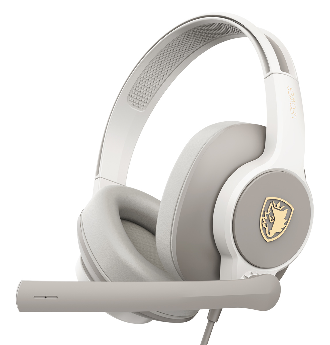 SA-703-GR SADES gaming headset UPOWER, 3.5mm σύνδεση, 40mm, γκρι - 6974828471004 - Image 1