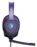SADES gaming headset UPOWER, 3.5mm σύνδεση, 40mm, μωβ - 6974828470991 - Image 2