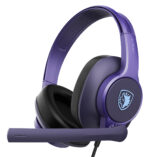 SADES gaming headset UPOWER, 3.5mm σύνδεση, 40mm, μωβ - 6974828470991