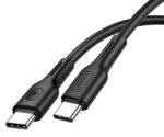 USAMS καλώδιο USB Type-C U43, 5A 100W, PD, 1.2m, μαύρο - 6958444922447 - Image 2