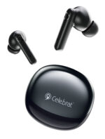 CELEBRAT earphones με θήκη φόρτισης W71, True Wireless, 10mm, 30/200mAh, μαύρα - 6925146995130