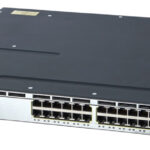 CISCO used Catalyst Switch 3750-X, 24 ports PoE, 1x PSU, managed -