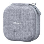 USAMS θήκη οργάνωσης ακουστικών Bluetooth ZB351, 9.5x9.5x5cm, γκρι - 6958444993621