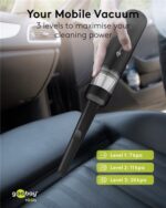 GOOBAY 2 σε 1 σκουπάκι χειρός & air duster 77829, 120W, 6000mAh, μαύρο - 4040849778292 - Image 2