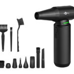 GOOBAY ηλεκτρικό air duster 77831 με φακό, 180W, 6000mAh, μαύρο - 4040849778315