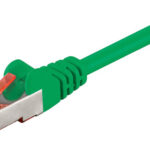 GOOBAY καλώδιο δικτύου 92454, CAT 6 S/FTP, copper, 250MHz, 0.15m, πράσινο - 4040849924545