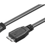 GOOBAY καλώδιο USB 3.0 σε USB 3.0 micro Τype B 95169, 15W, 5Gbps, 1m, μαύρο - 4040849951695